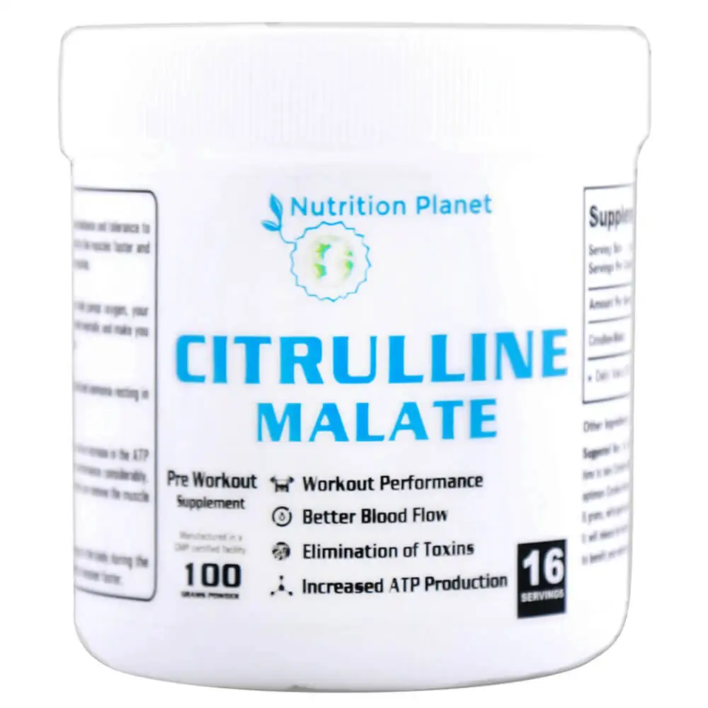 Nutrition Planet Citrulline Malate,  0.22 lb  Unflavoured