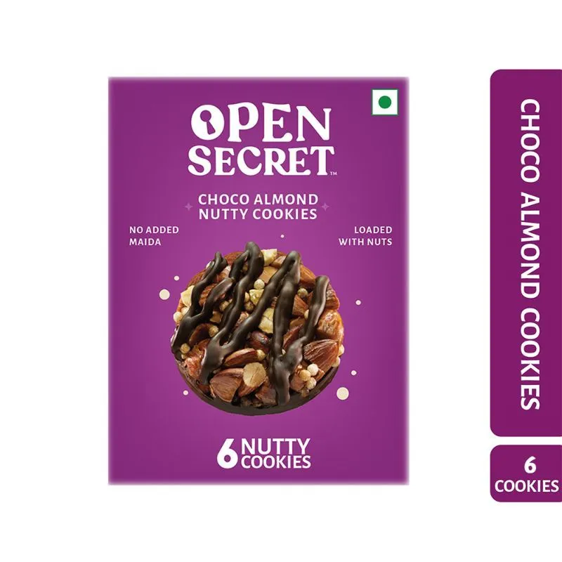 Open Secret Chocolate Almond Cookies - Pack Of 4