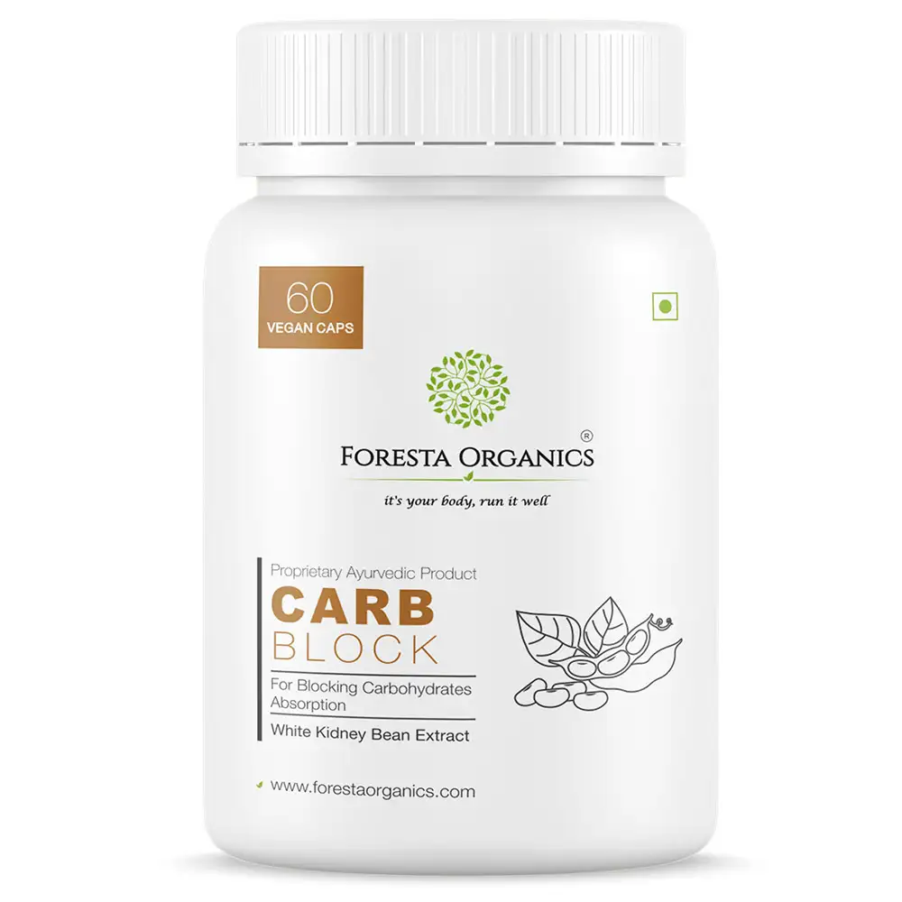 Foresta Organics Carb Block,  60 capsules