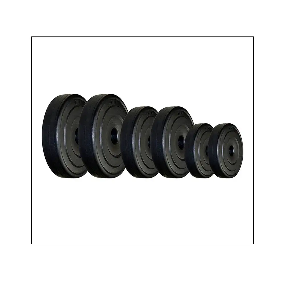 HUSTLE FITNESS K PVC Combo (10 kg - 30 kg) Weight Plates