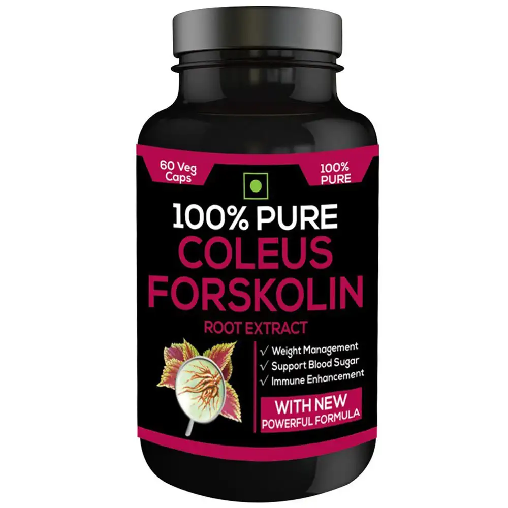 Perennial Lifesciences Pure Coleus Forskolin,  60 capsules  Unflavoured