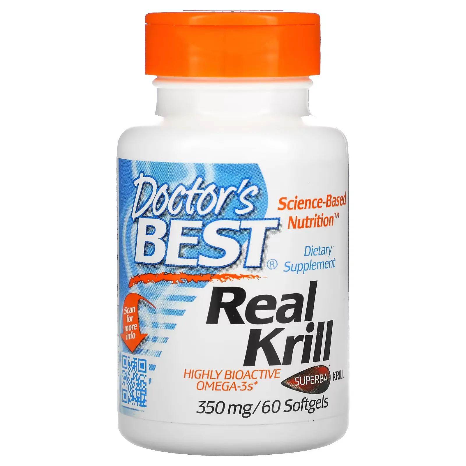 Real Krill, 350 mg, 60 Softgel