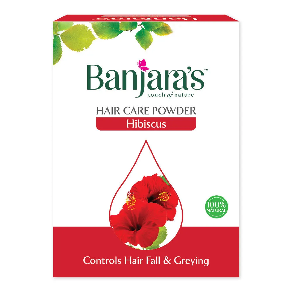 Banjara's Hibiscus Hair Care Powder (5 Sachets Inside)