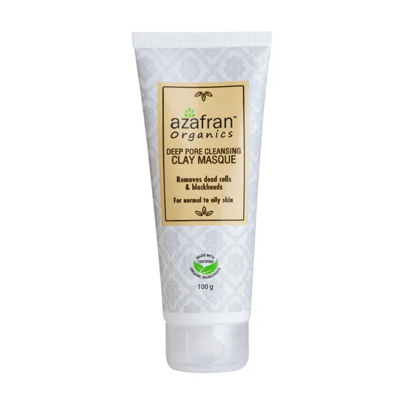 Azafran Organics Deep Pore Cleansing Clay Masque