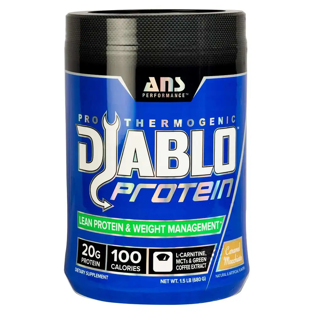 ANS Performance Pro Thermogenic Diablo Protein,  1.5 lb  Caramel Macchiato