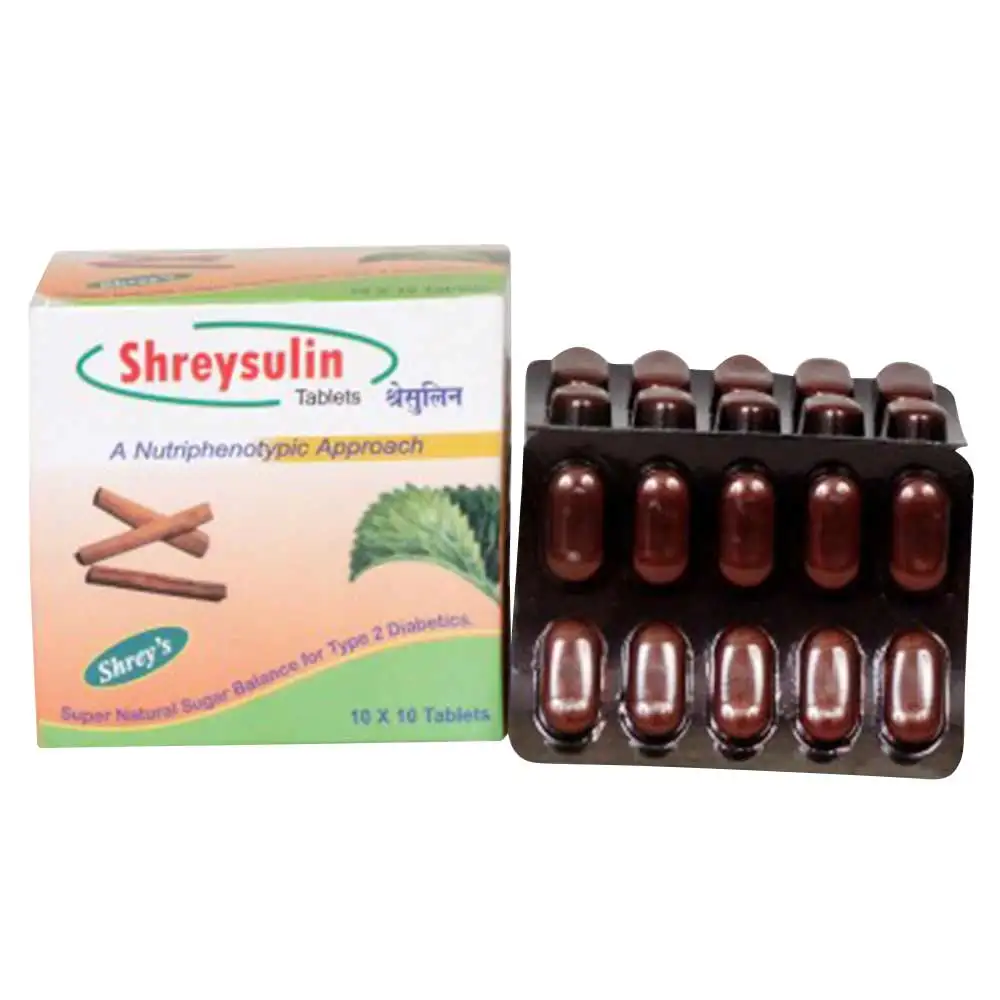 Shrey's Shreysulin (Chromium Picolinate),  100 tablet(s)