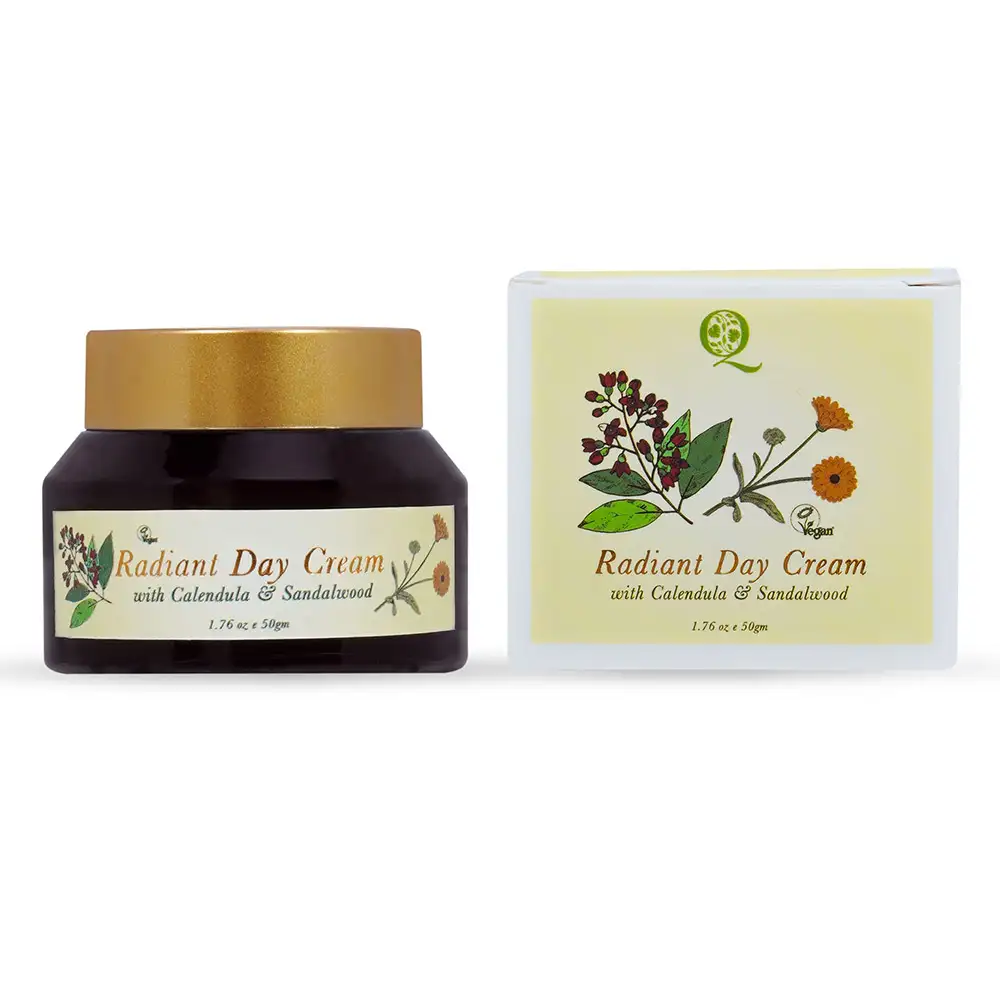 Qaadu Radiant Day Cream,  50 g  with Calendula & Sandalwood