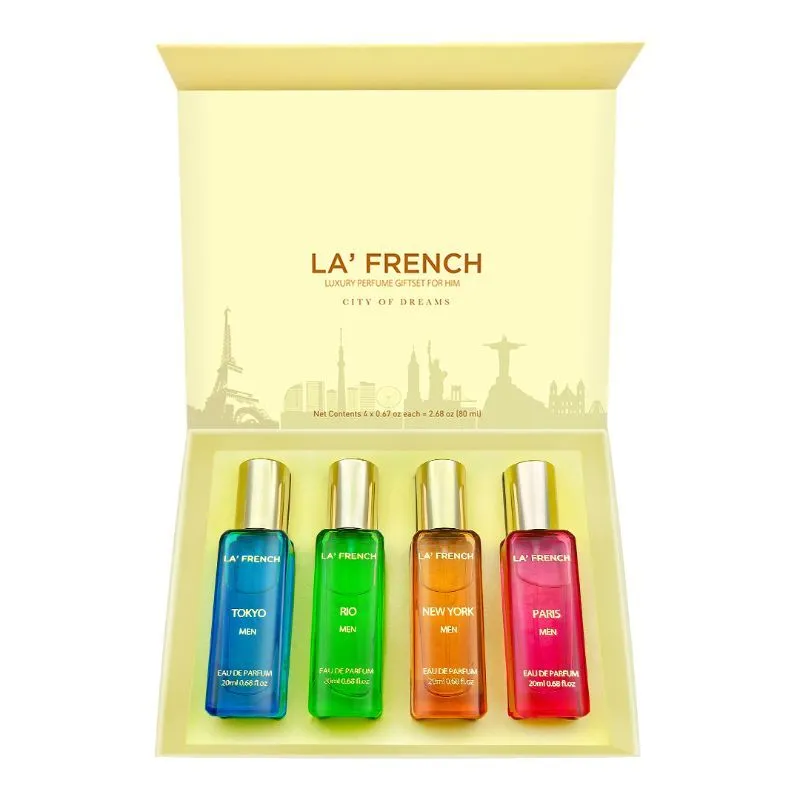 La French City Of Dreams Paris Luxury Perfume Gift Set For Men