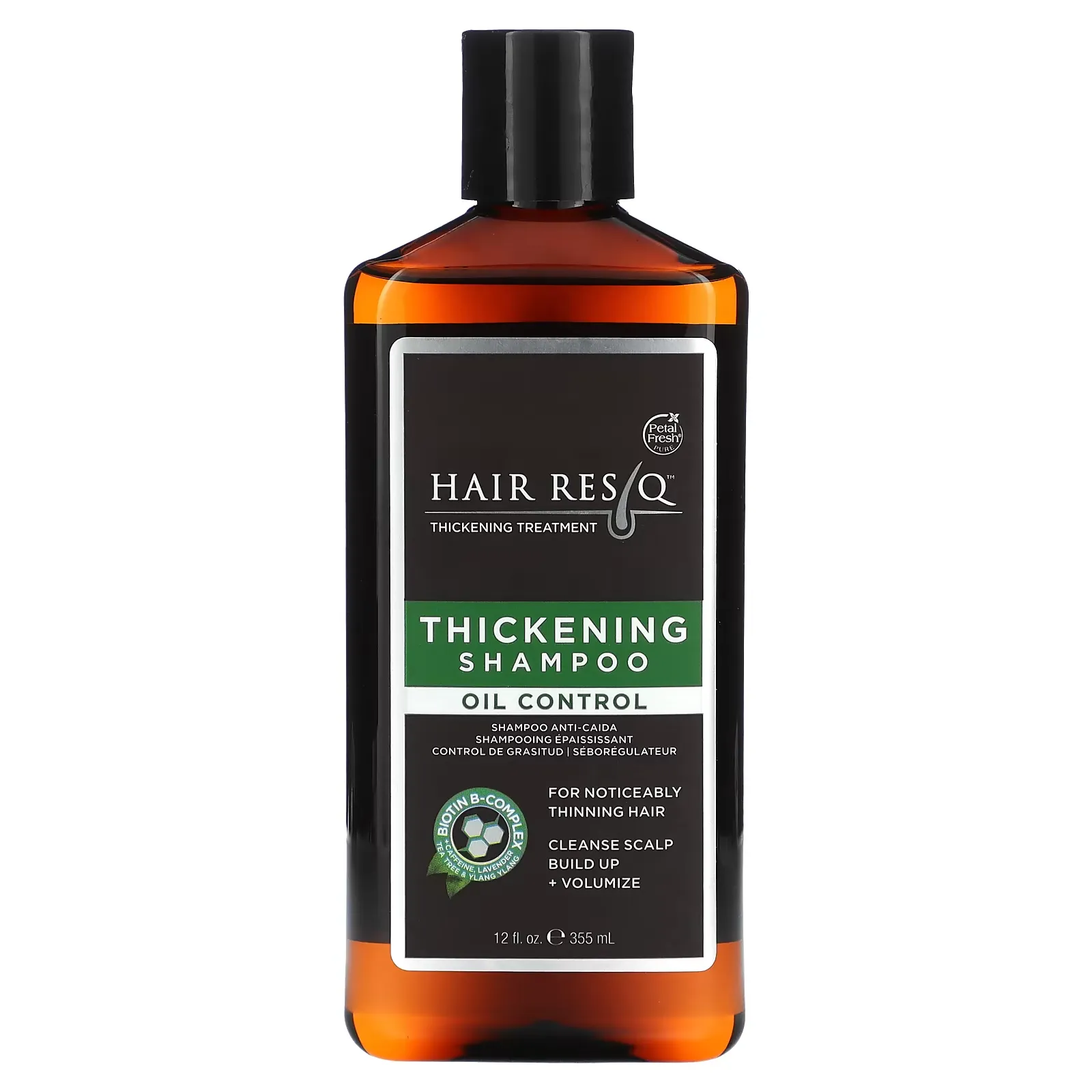 Hair ResQ, Thickening Shampoo, Oil Control, 12 fl oz (355 ml)