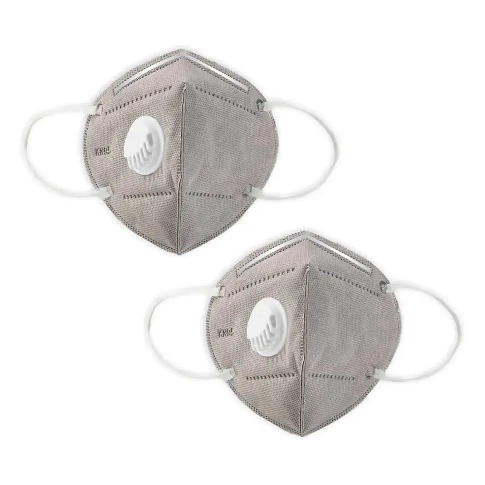 Gubb KN95 Mask With Filter Face Protection (Pack of 2),  Grey