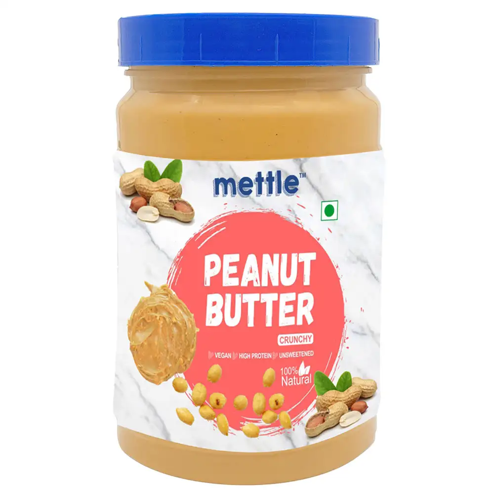 Mettle 100% All Natural Peanut Butter,  0.907 kg  Crunchy