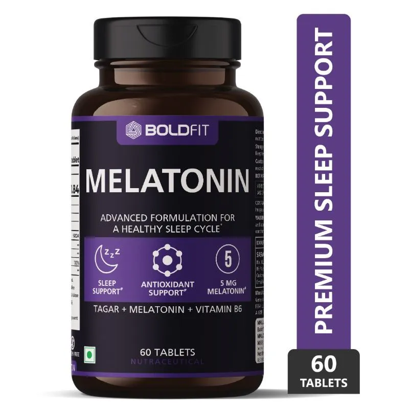 Boldfit Melatonin 5mg Tablets