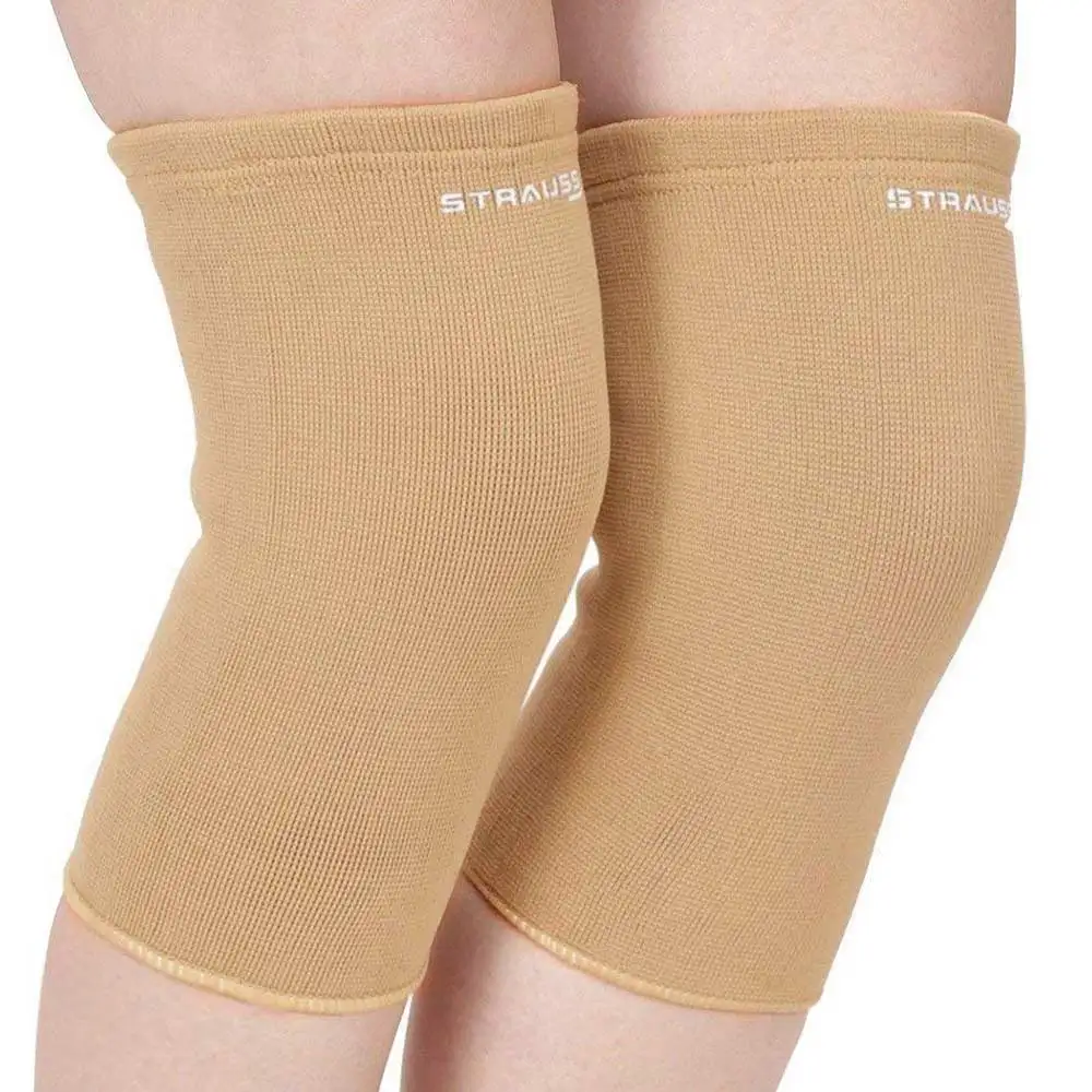 Strauss Knee Cap Support (Pair),  Beige  Large