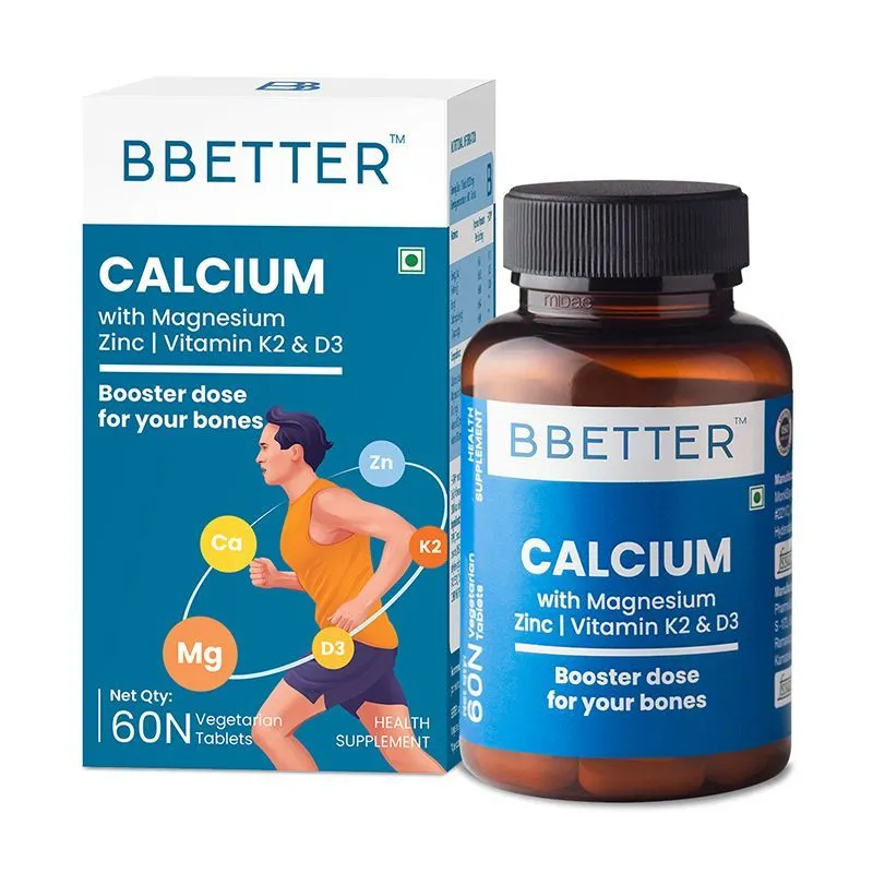 BBETTER Calcium Magnesium Zinc Tablets