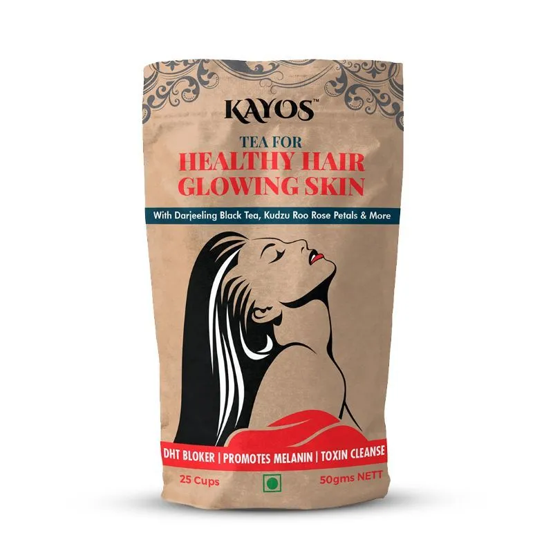 Kayos Tea For Healthy Hair & Glowing Skin Detox Herbal Green Tea