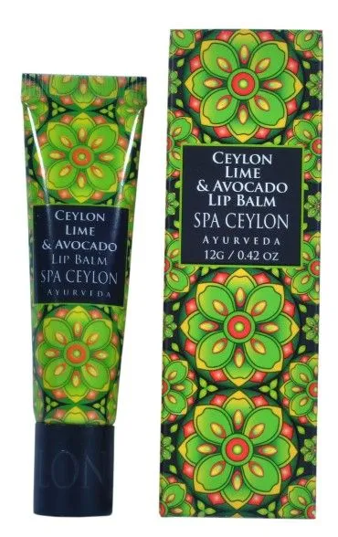 Spa Ceylon Luxury Ayurveda Ceylon Lime & Avocado Lip Balm