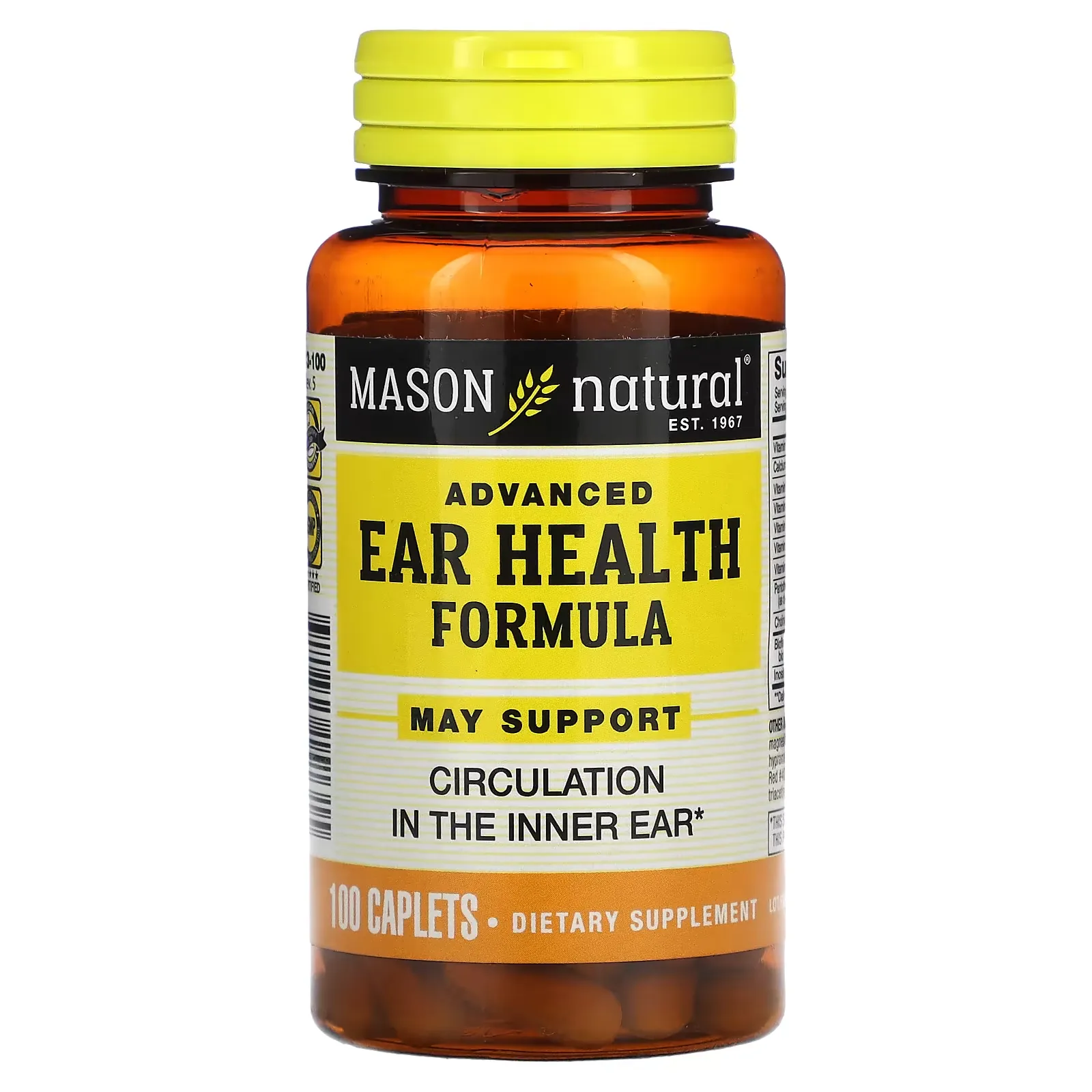 Advanced Ear Health Formula, 100 Caplets