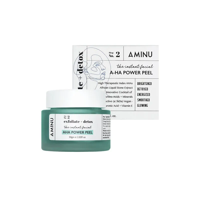 Aminu A-HA Power Peel for Tan Removal & De-Pigmentation