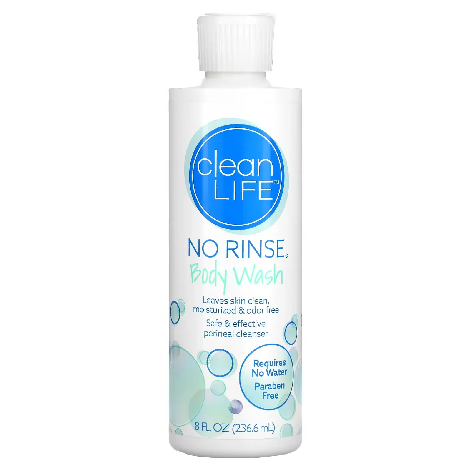 No Rinse Body Wash, 8 fl oz (236.6 ml)