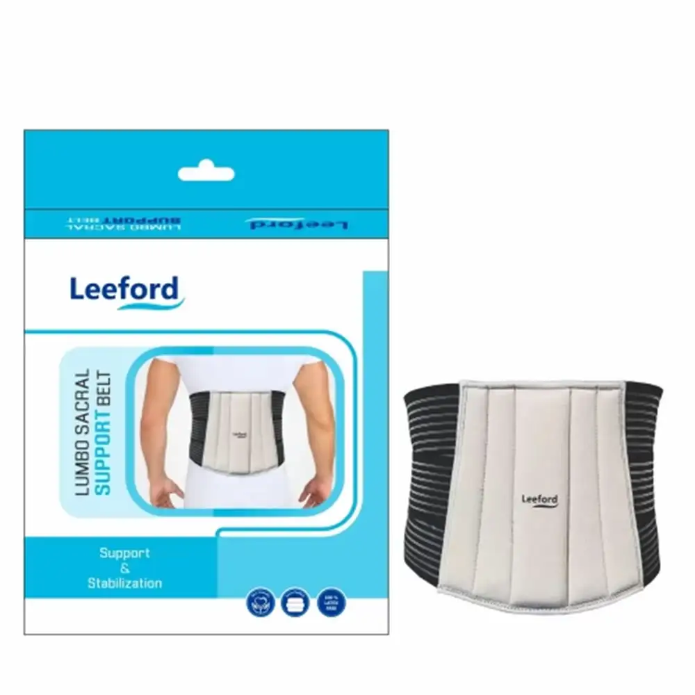 Leeford Lumbo Sacral Support Belt,  Grey  XL