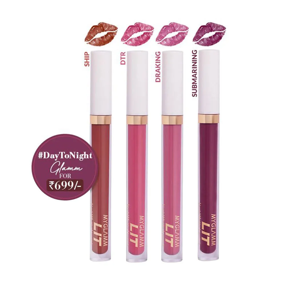 MyGlamm Lit Liquid Matte Day To Night Lipstick Combo