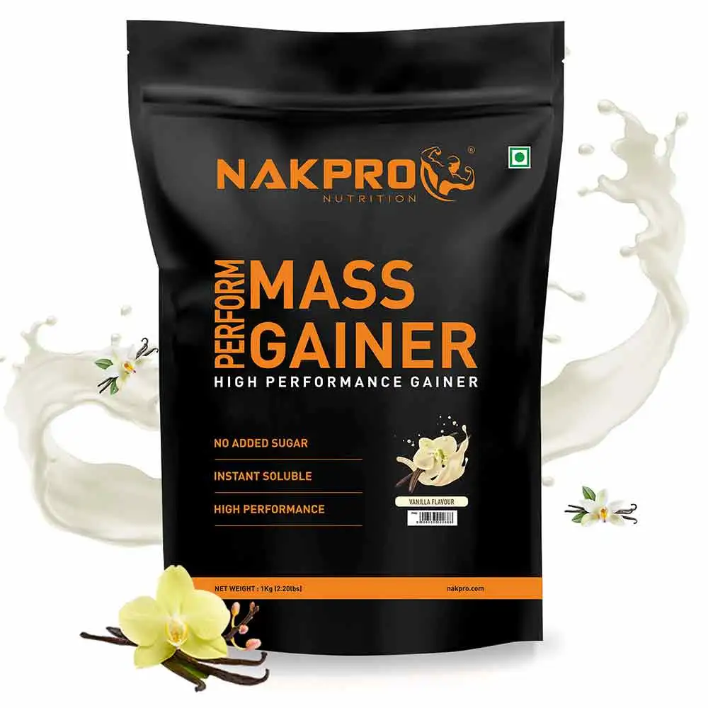 Nakpro Perform Mass Gainer,  2.2 lb  Vanilla