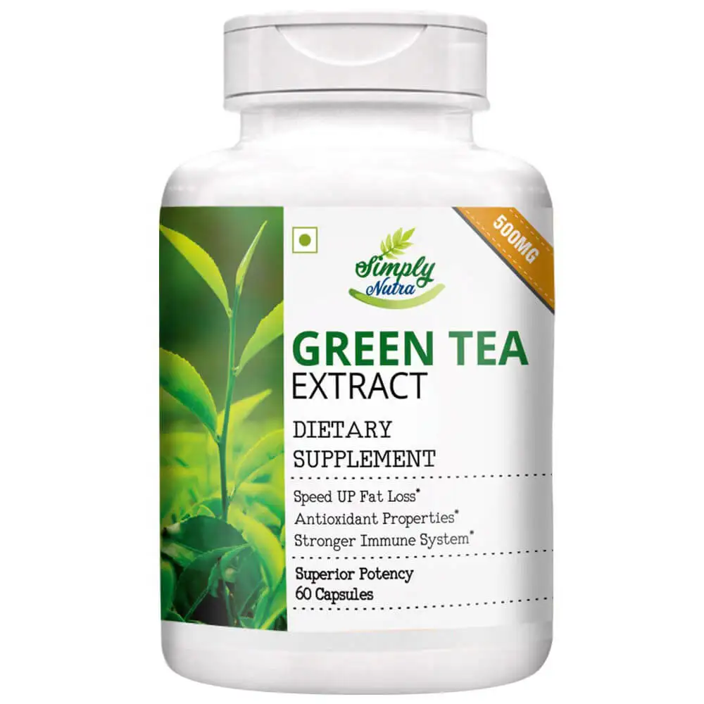 Simply Nutra Green Tea Extract,  60 capsules  Unflavoured