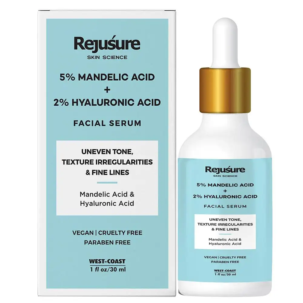 Rejusure Mandelic Acid & Hyaluronic Acid Face Serum,  30 ml  Oily & Normal Skin