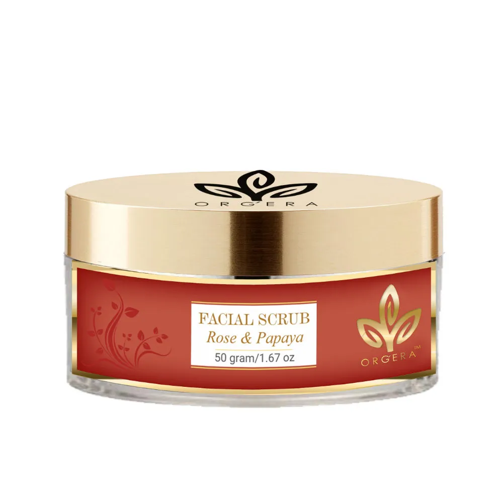 Orgera Herbal Facial Scrub Rose And Papaya