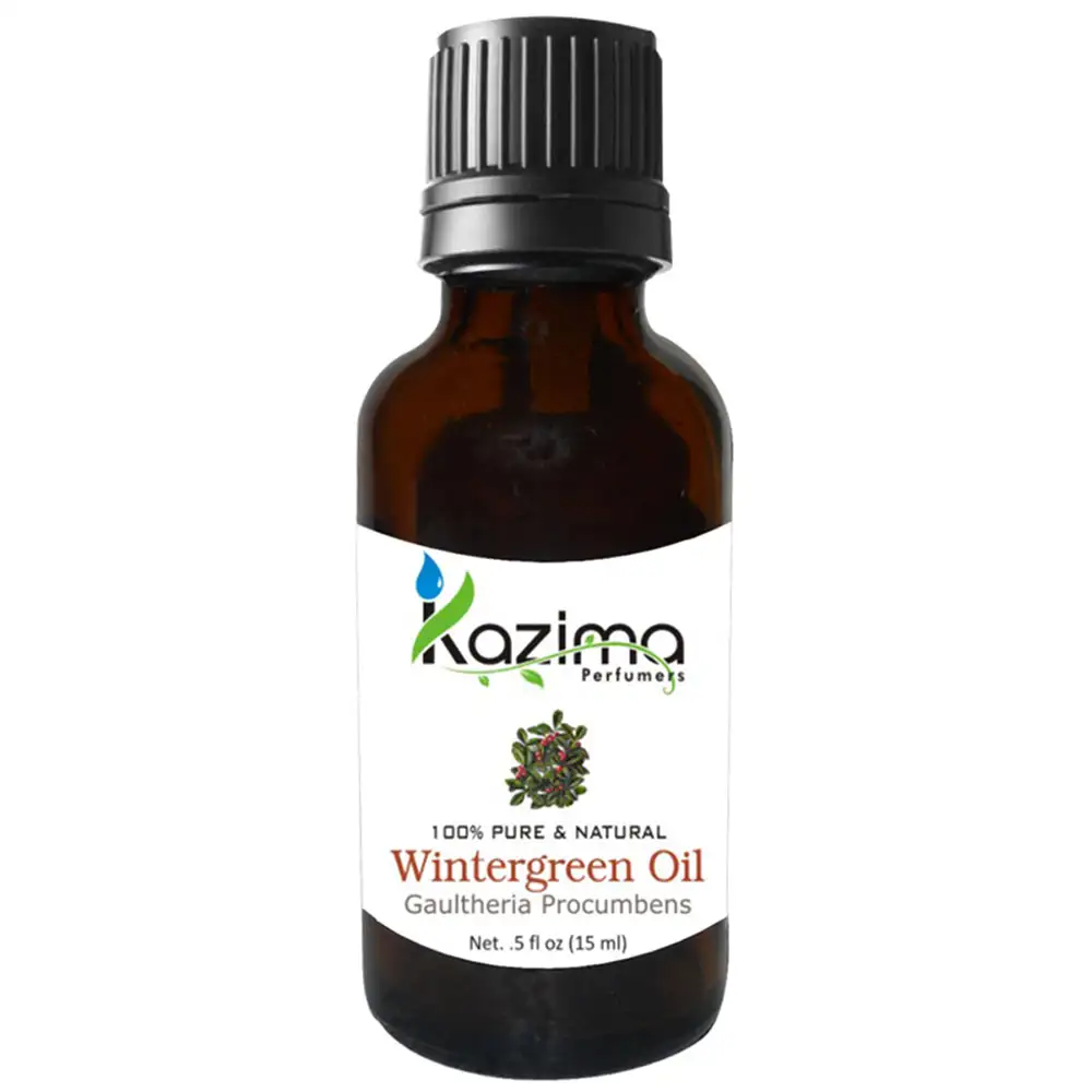 Kazima Wintergreen Oil,  15 ml  100% Pure & Natural