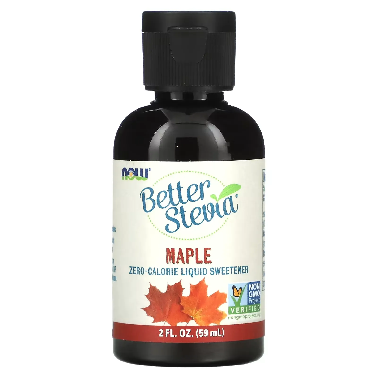 Better Stevia, Zero-Calorie Liquid Sweetener, Maple, 2 fl oz (59 ml)