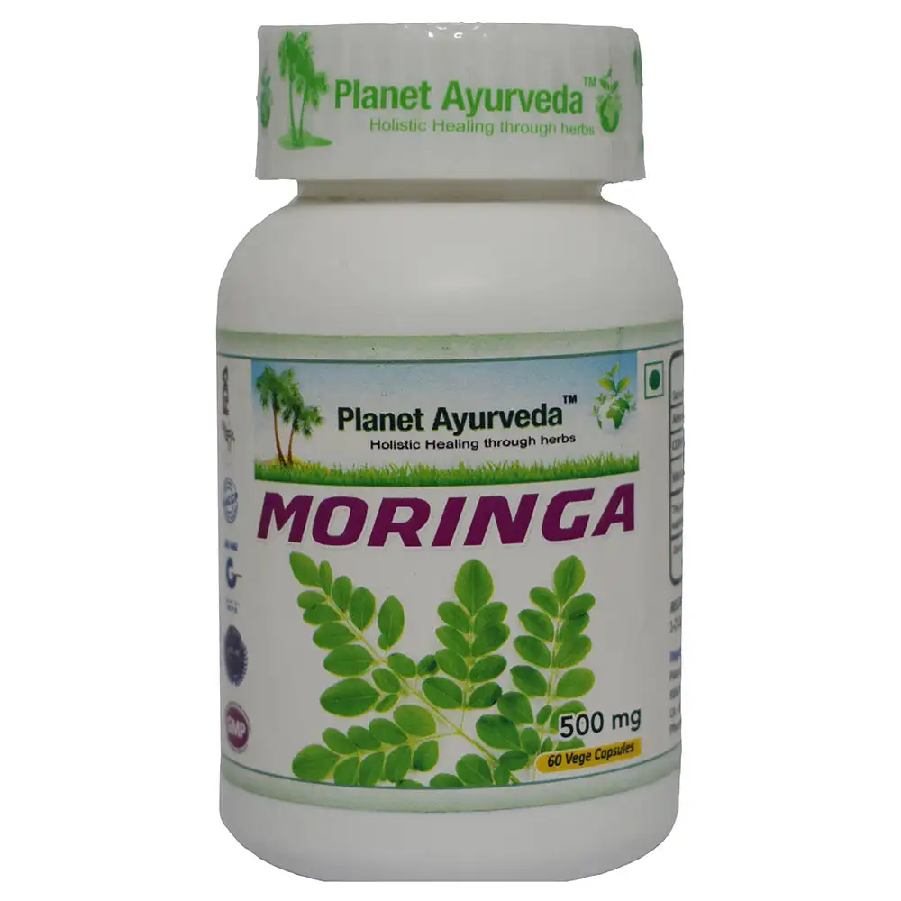 Planet Ayurveda Moringa 500 mg,  60 veggie capsule(s)