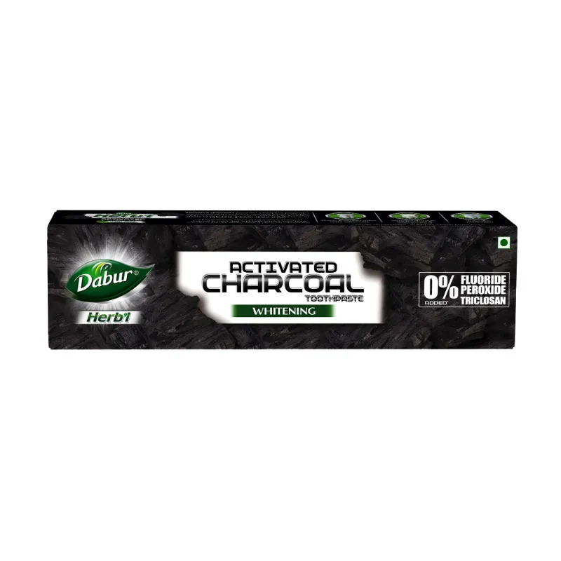 Dabur Herb'l Activated Charcoal Amd Mint (black Gel)