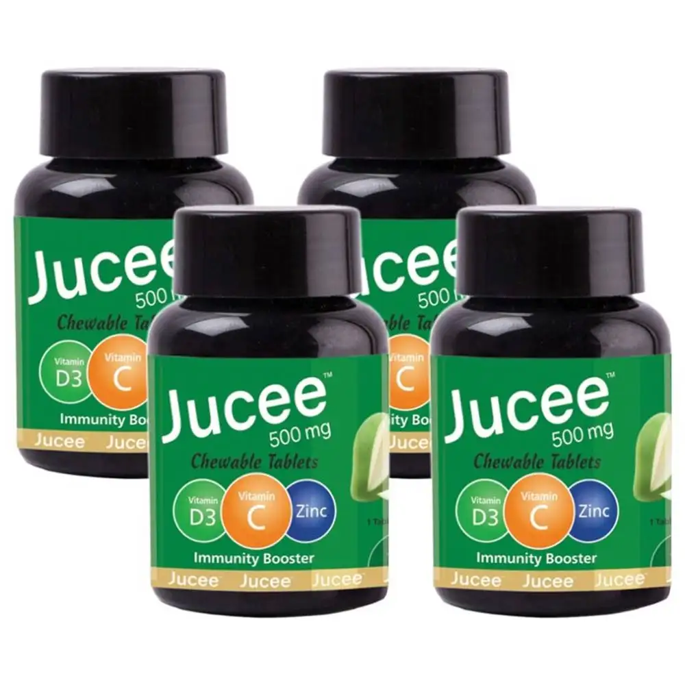 Jucee Immunity Booster,  60 chewable tablet(s)  Delicious Kaccha Aam (Pack of 4)