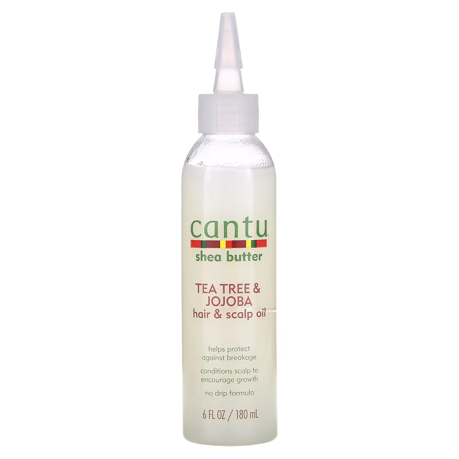 Shea Butter, Tea Tree & Jojoba Hair & Scalp Oil, 6 fl oz (180 ml)