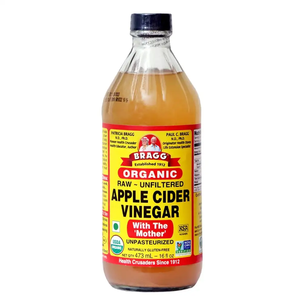 Bragg Apple Cider Vinegar,  0.473 L  Unflavoured