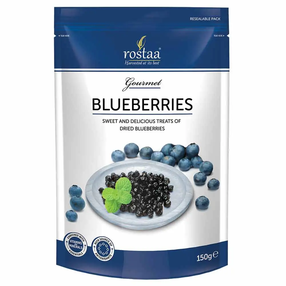 Rostaa Blueberries,  150 g  Unflavoured