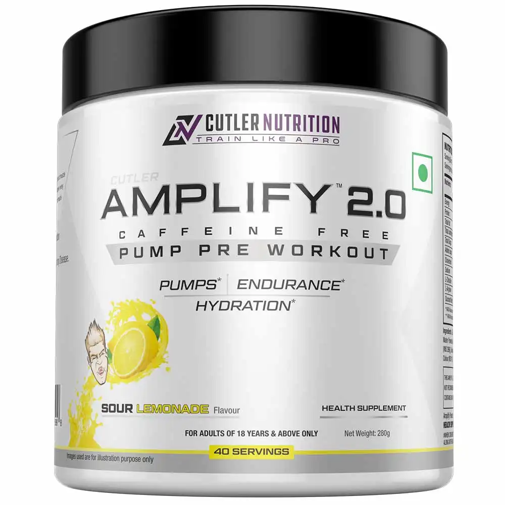 CUTLER NUTRITION Amplify 2.0 Pump Pre Workout,  0.61 lb  Sour Lemonade