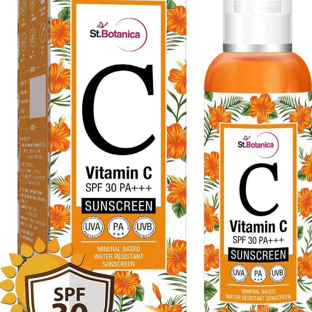 St.Botanica Vitamin C SPF 30 PA+++ Sunscreen,  120 ml  UVA & UVB Protection