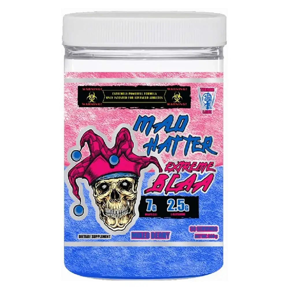 Terror Labz Mad Hatter Extreme BCAA,  0.8 lb  30 Servings  Mixed Berry