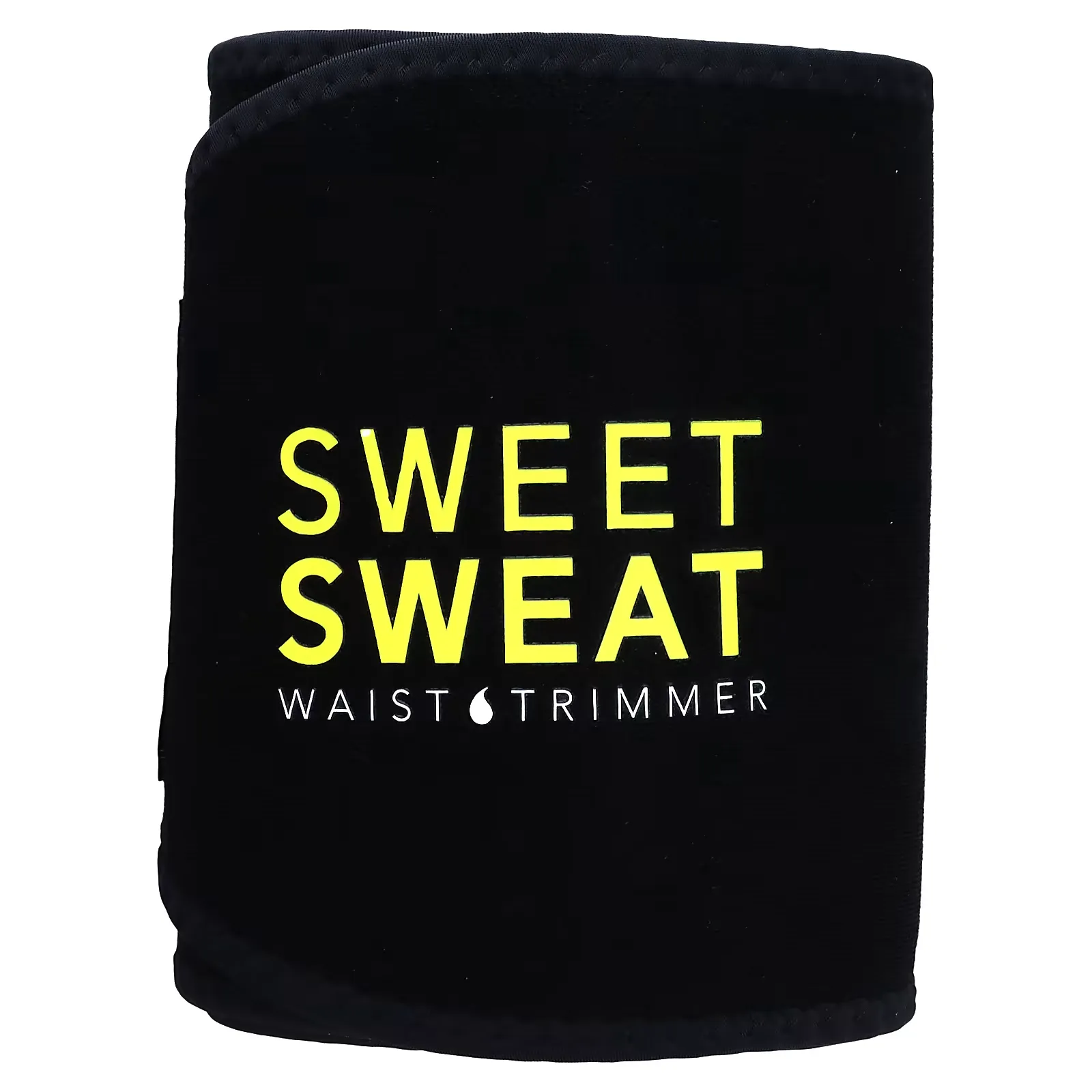 Sweet Sweat Waist Trimmer, Medium, Black & Yellow, 1 Belt