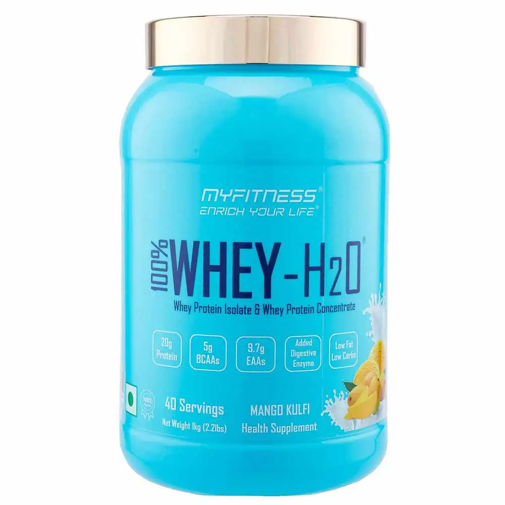 Myfitness 100% WHEY-H2O Protein Isolate,  2.2 lb  Mango Kulfi