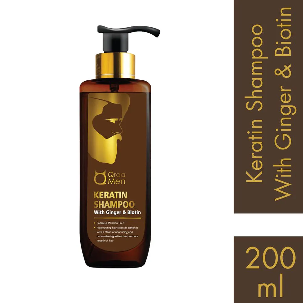 Qraa Men Ginger & Biotin Keratin Shampoo