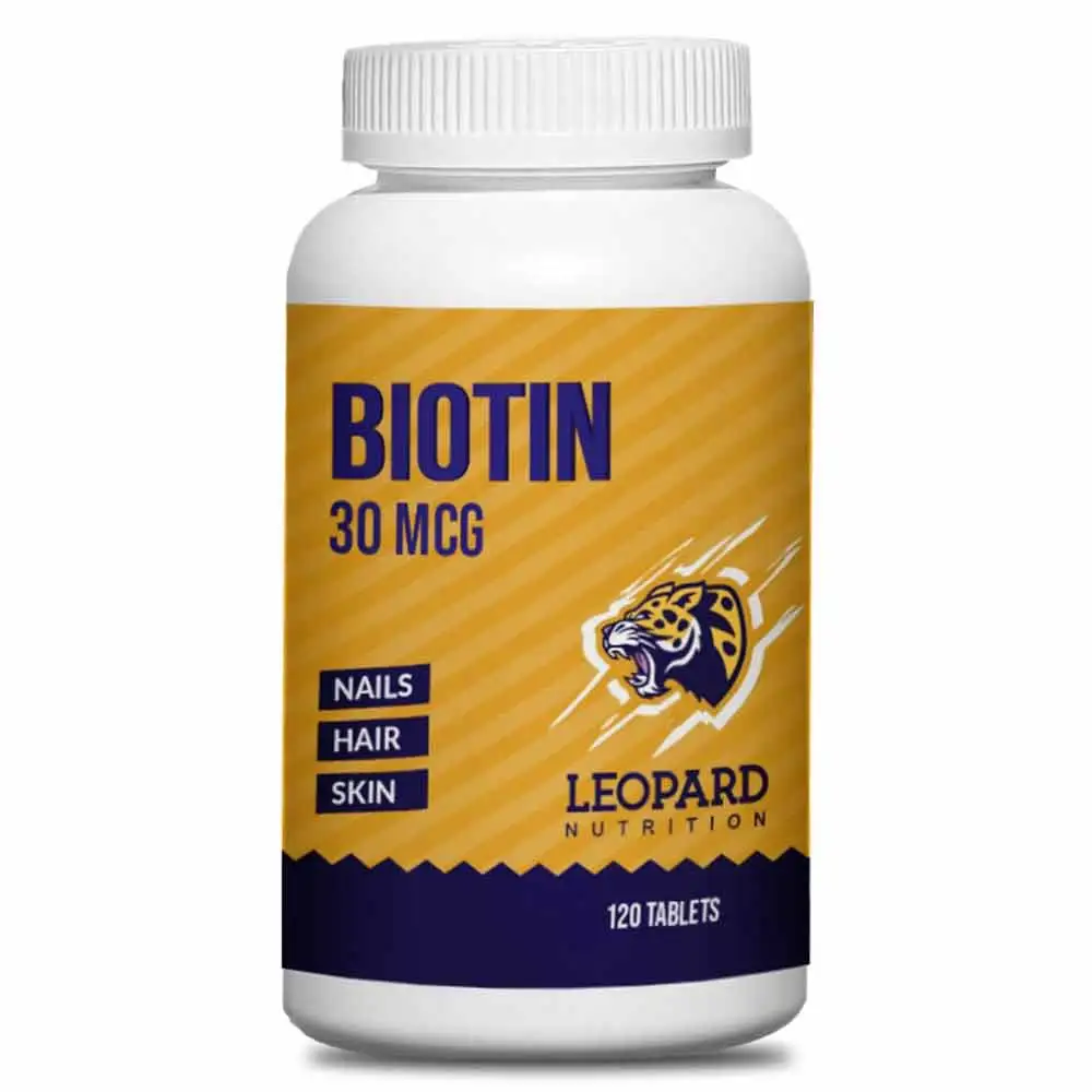 Leopard Nutrition Biotin,  120 tablet(s)  Unflavoured