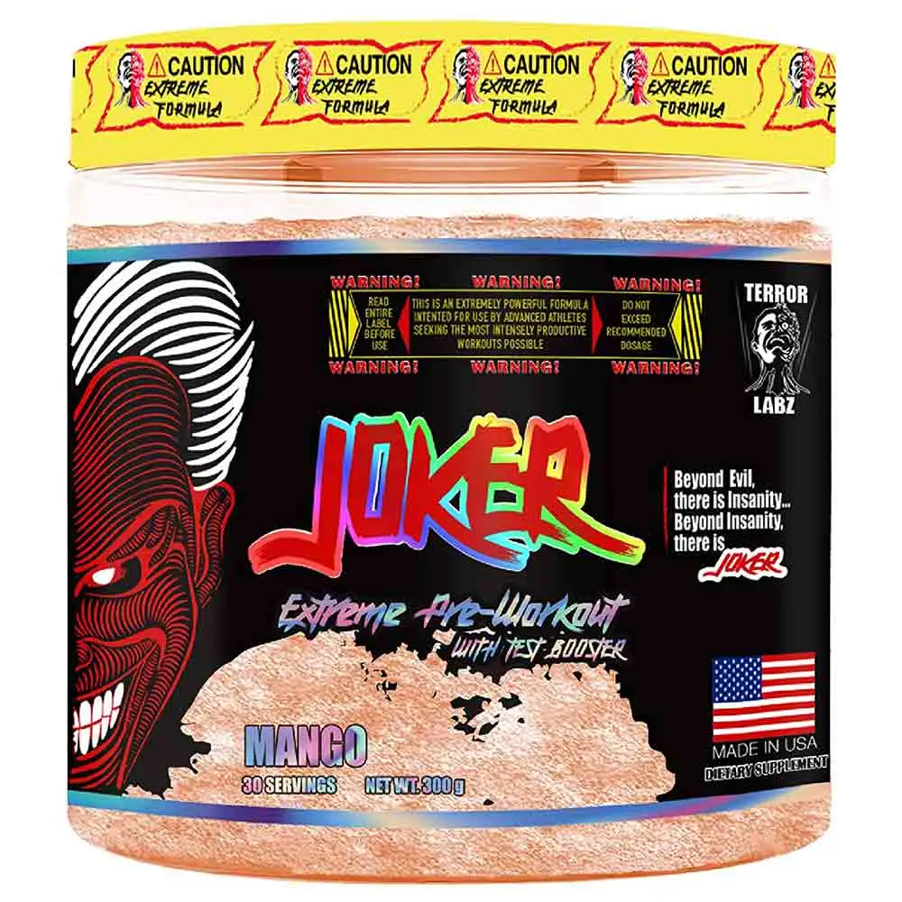 Terror Labz Joker Extreme Pre Workout,  0.66 lb  Mango