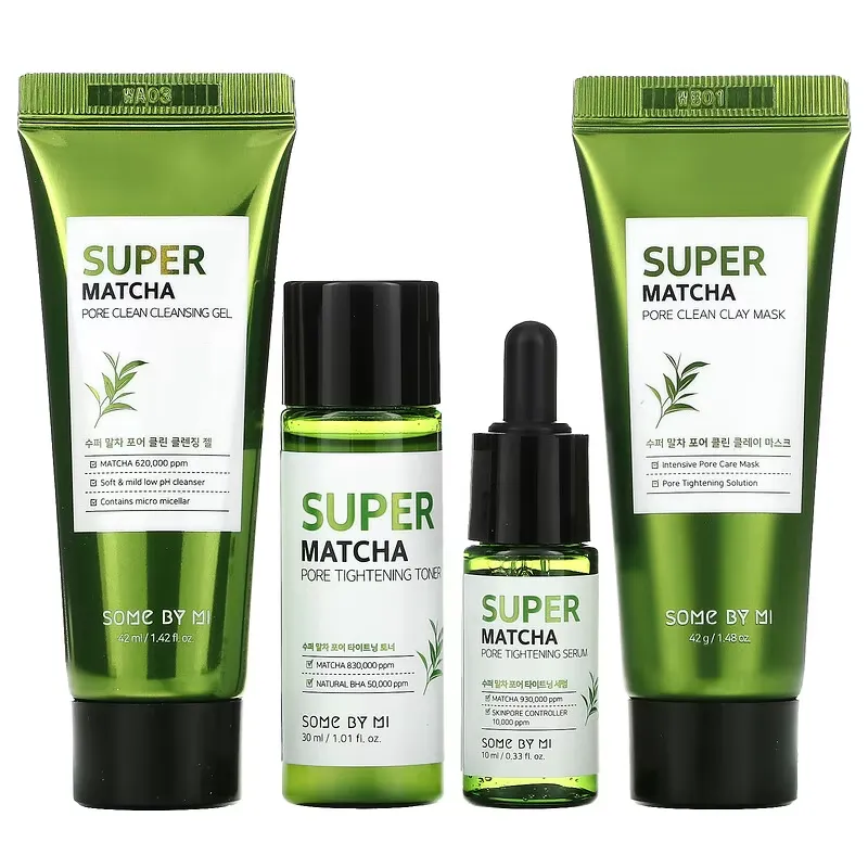 Super Matcha Pore Care Starter Kit, Edition, 4 Piece Set