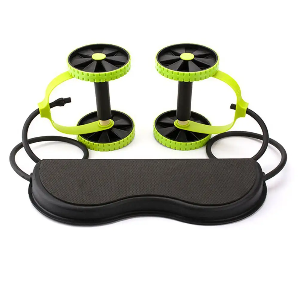 Strauss Ab Exerciser with 6 Levels Resistance,  Green and Black  Free Size