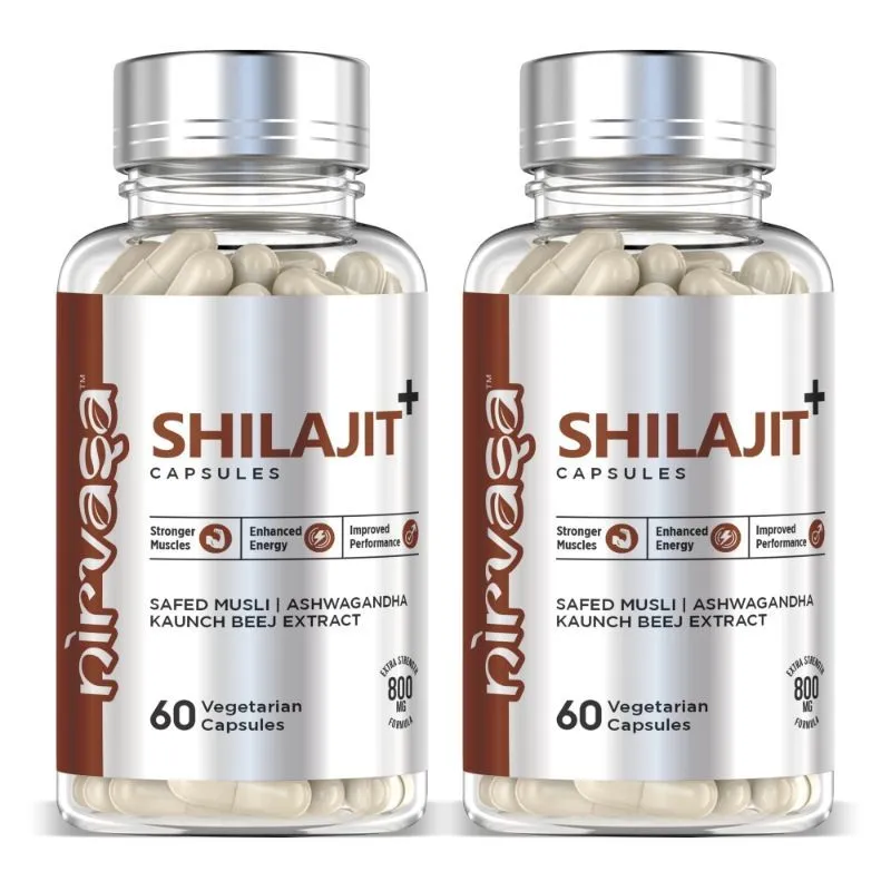 Nirvasa Shilajit Capsules - Pack Of 2