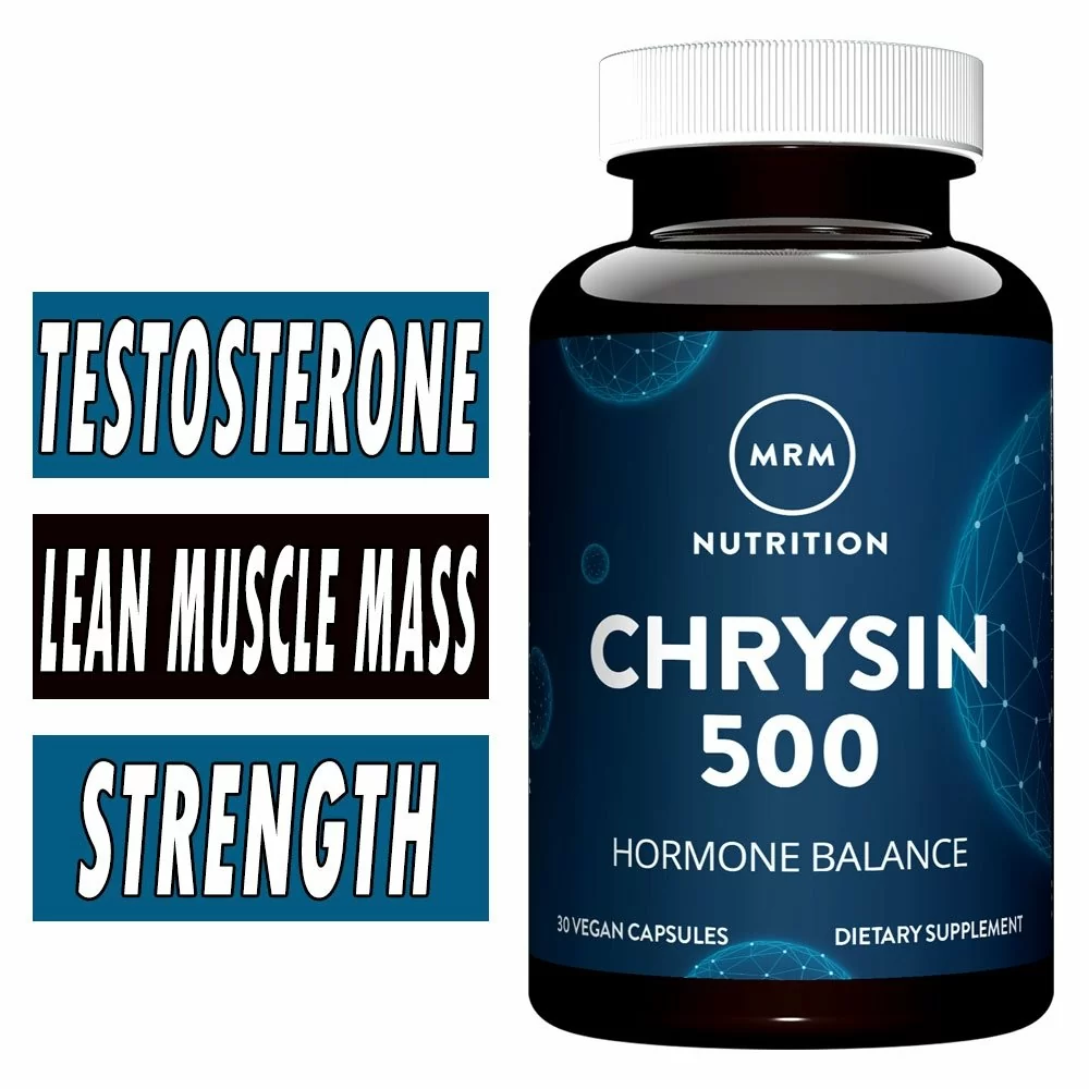 MRM Chrysin - 500 mg - 30 Vegan Capsules