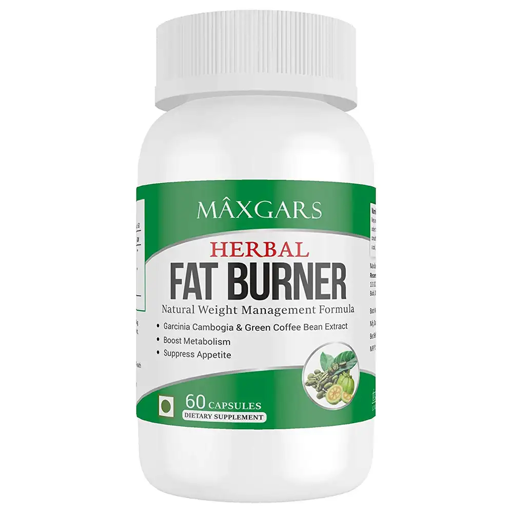 Maxgars Herbal Fat Burner,  60 capsules